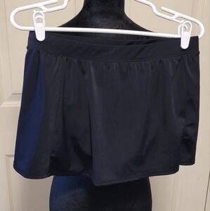 🔥2For$20 Swim Skirt Bottom Size 12 BLACK  EUC